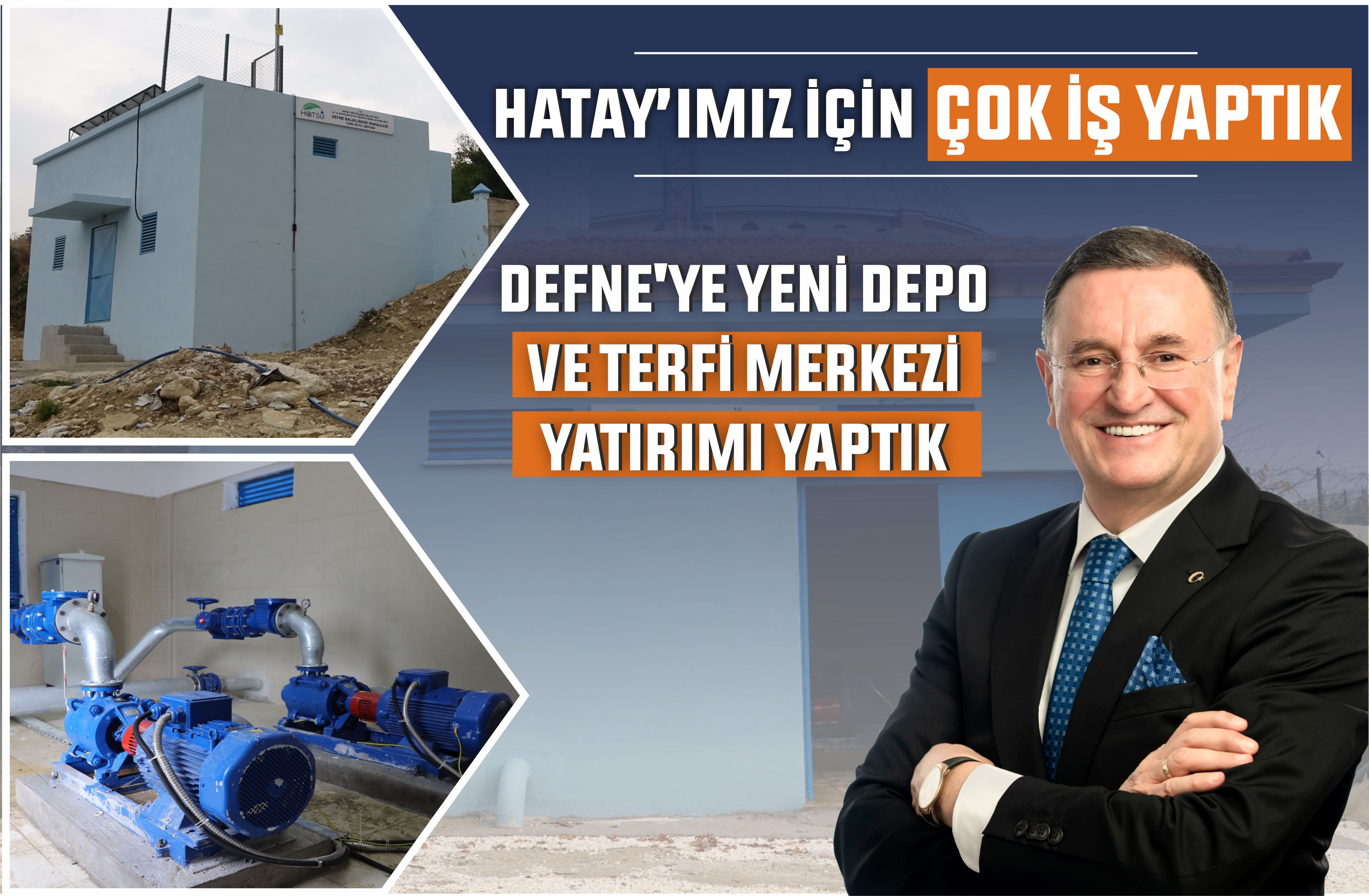 Defne\'ye Terfi Merkezi ve Depo Yatırımları Yaptık